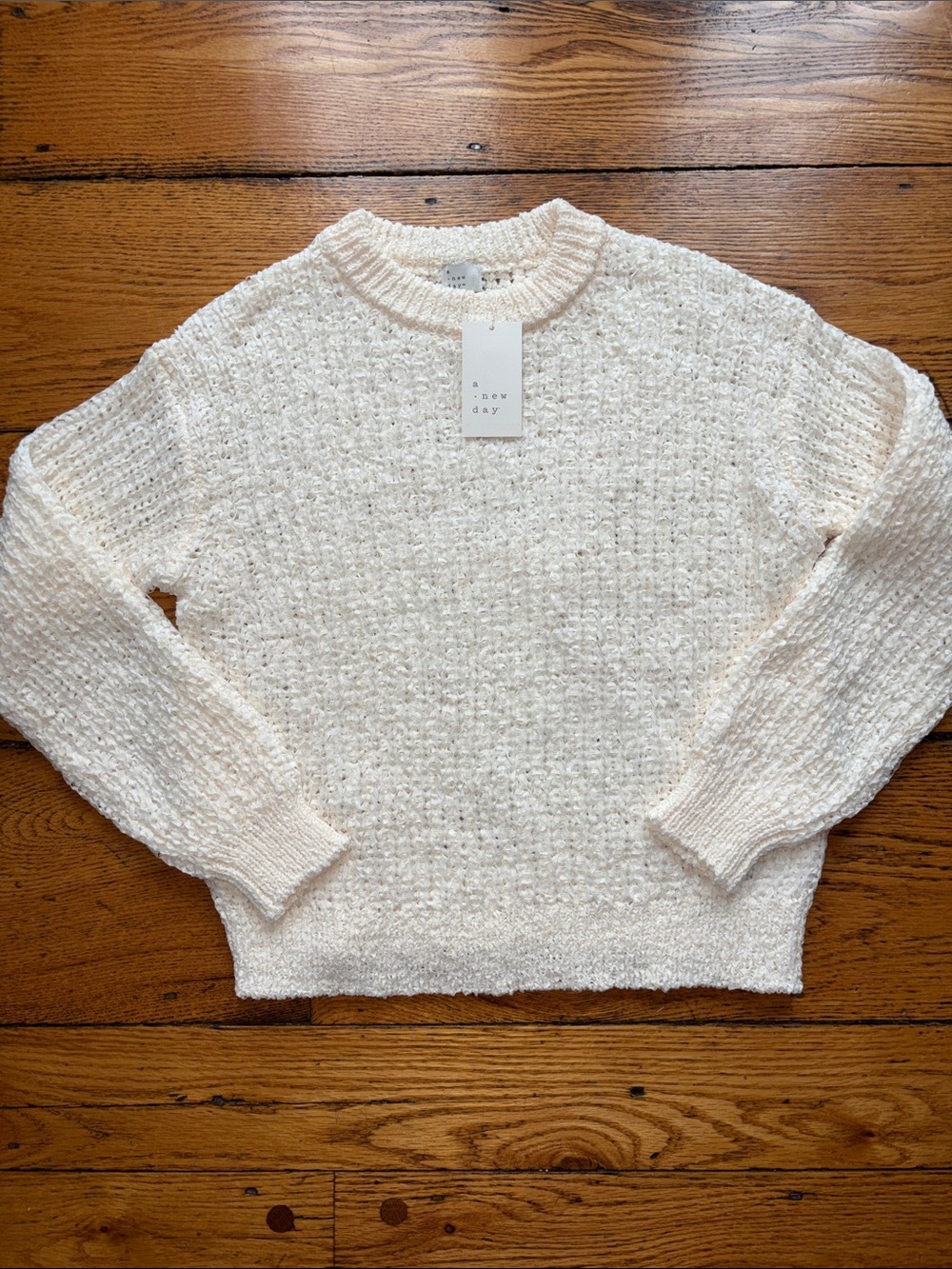 a new day Ivory  Crewneck Sweater for Women
